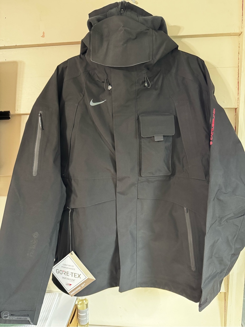 Nike x Travis Scott CACT.US CORP NRG BH Jacket Black Men's Size M DM1275-010 NWT